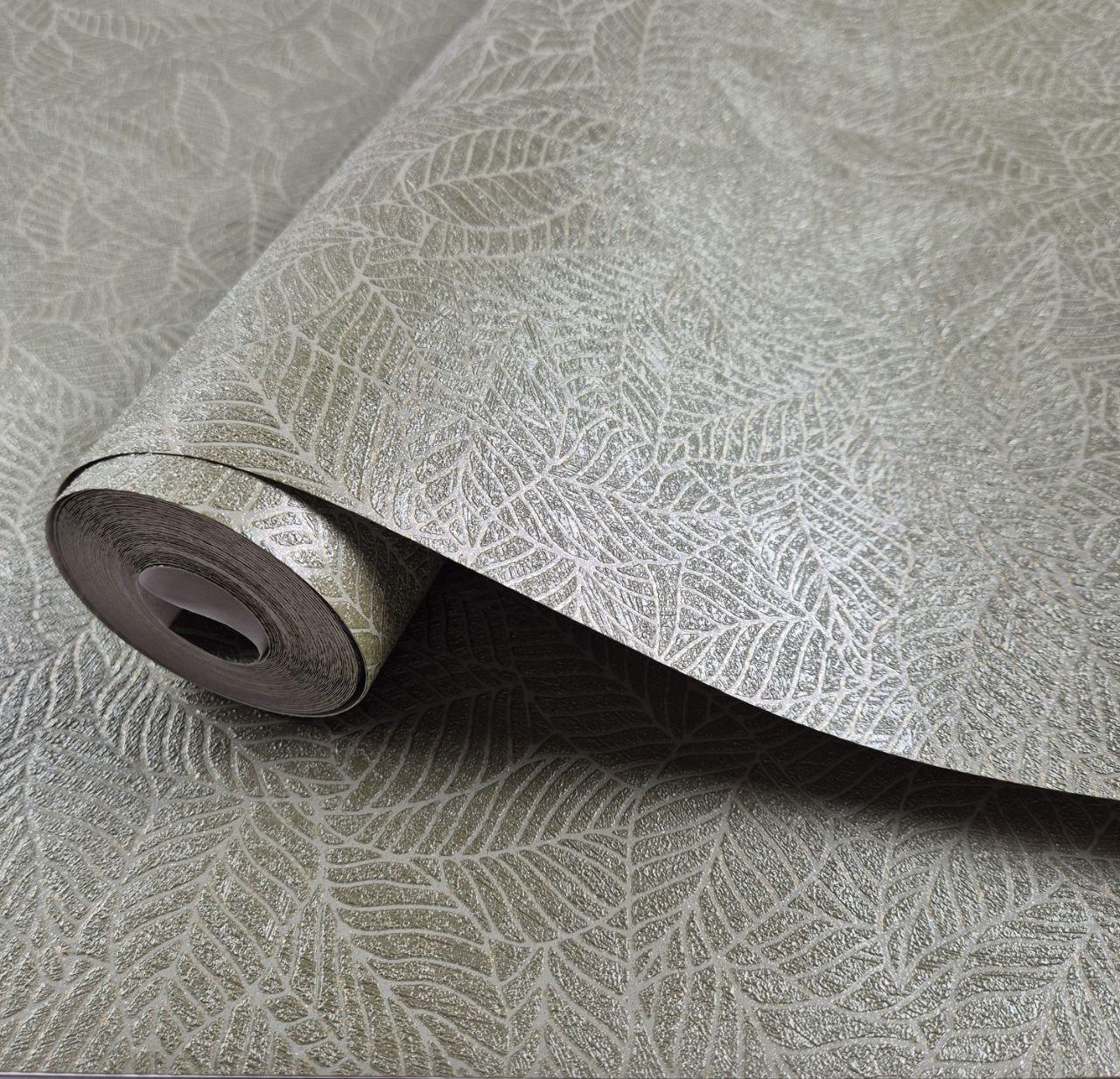 Шпалери вінілові на флізеліні Marburg 56811 0,53х10,05 м Оливковий (31144916)