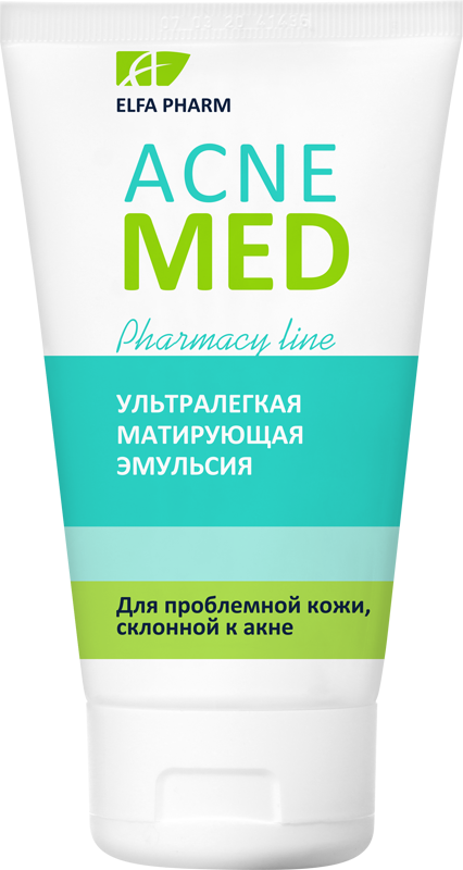 Elfa Pharm acne med ультралегкая матирующая эмульсия 40мл (5901845503662) - фото 2