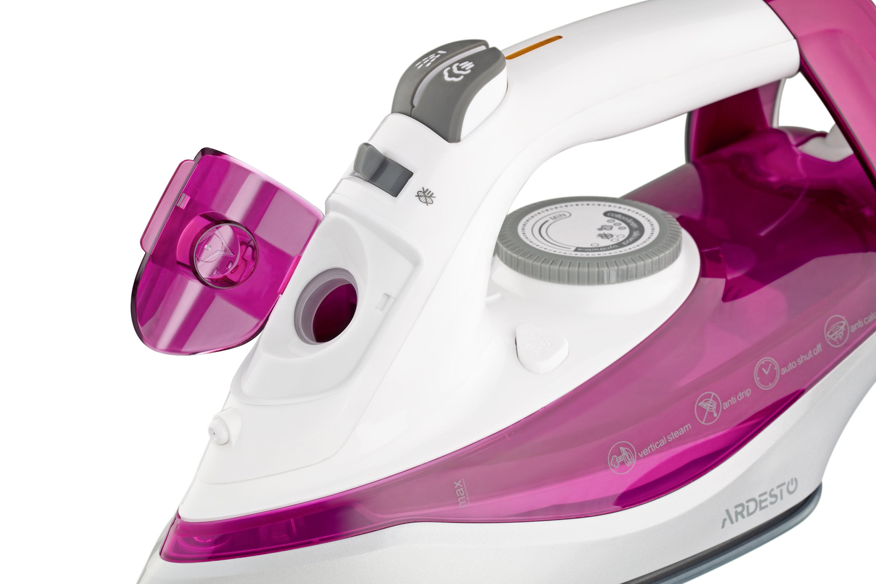 Утюг Ardesto IR-C2230-BUR Белый/Розовый - фото 4