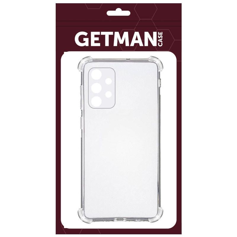 Противоударный TPU чехол GETMAN Ease logo усиленные углы Full Camera для Samsung Galaxy A23 4G Бесцветный (прозрачный) - фото 2