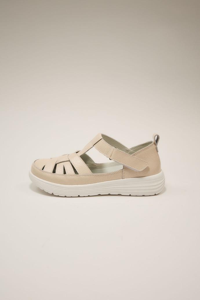 Сандалии женские ALLSY на платформе р. 39 Бежевый (195245) - фото 4 Сандалии женские ALLSY на платформе р. 39 Бежевый (195245) - фото 4