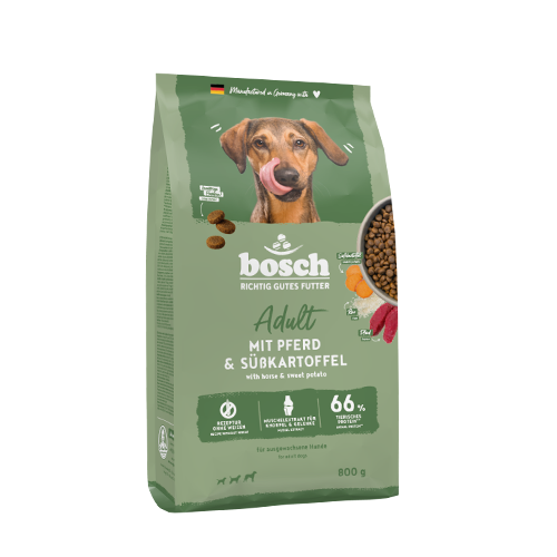 Корм сухой для собак Бош с кониной и бататом Bosch with horse&sweet potato 2,5 кг