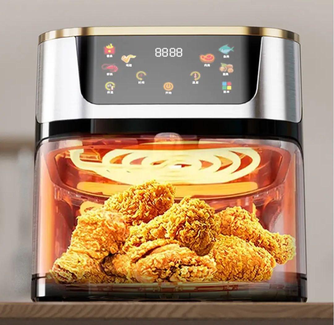 Аерогриль-мультипіч Henschll HS-013 12 л 3600 Вт (HS-013) - фото 4 Аерогриль-мультипіч Henschll HS-013 12 л 3600 Вт (HS-013) - фото 4