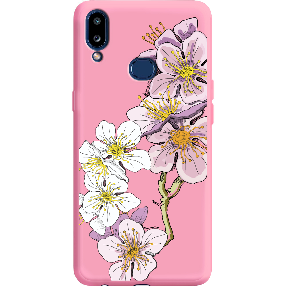 Чехол Boxface Samsung A107 Galaxy A10s Cherry Blossom Розовый силикон (37944-cc4-42164)