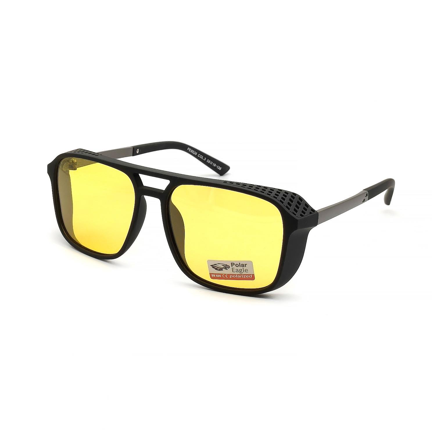 Окуляри для водіїв Polar Eagle 8526 Polarized зі шторками Жовтий (636577) - фото 2 Окуляри для водіїв Polar Eagle 8526 Polarized зі шторками Жовтий (636577) - фото 2