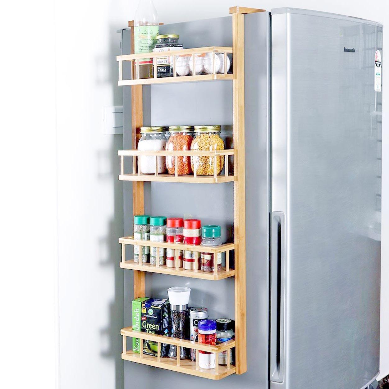 Полка на холодильник из дерева Эйвонмор Бланже (ПХО-001501)