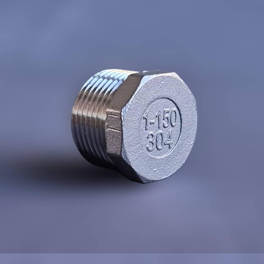 Заглушка різьбова восьмигранна DN25 BSPP н/ж сталь AISI304 Class-150 зовнішня різьба 1" (29203376) - фото 2 Заглушка різьбова восьмигранна DN25 BSPP н/ж сталь AISI304 Class-150 зовнішня різьба 1" (29203376) - фото 2