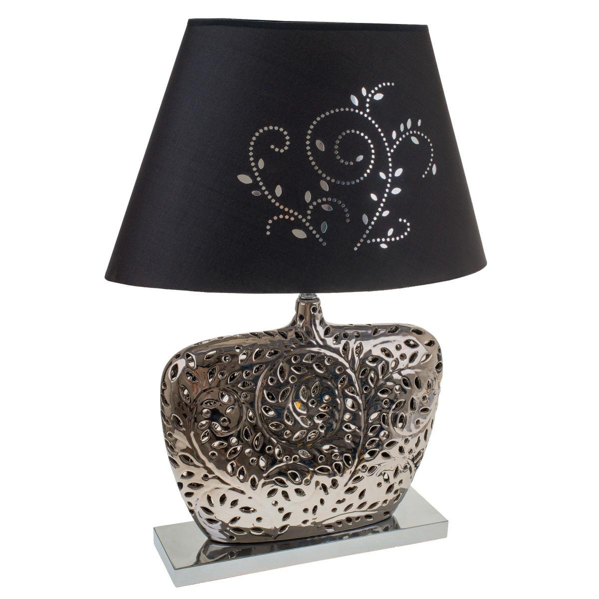 Настольная лампа в современном стиле Brille TL-132 с абажуром