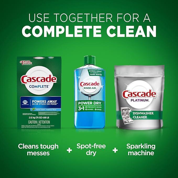 Миючий засіб для посудомийної машини Cascade Complete Powder 2,1 кг - фото 6 Миючий засіб для посудомийної машини Cascade Complete Powder 2,1 кг - фото 6