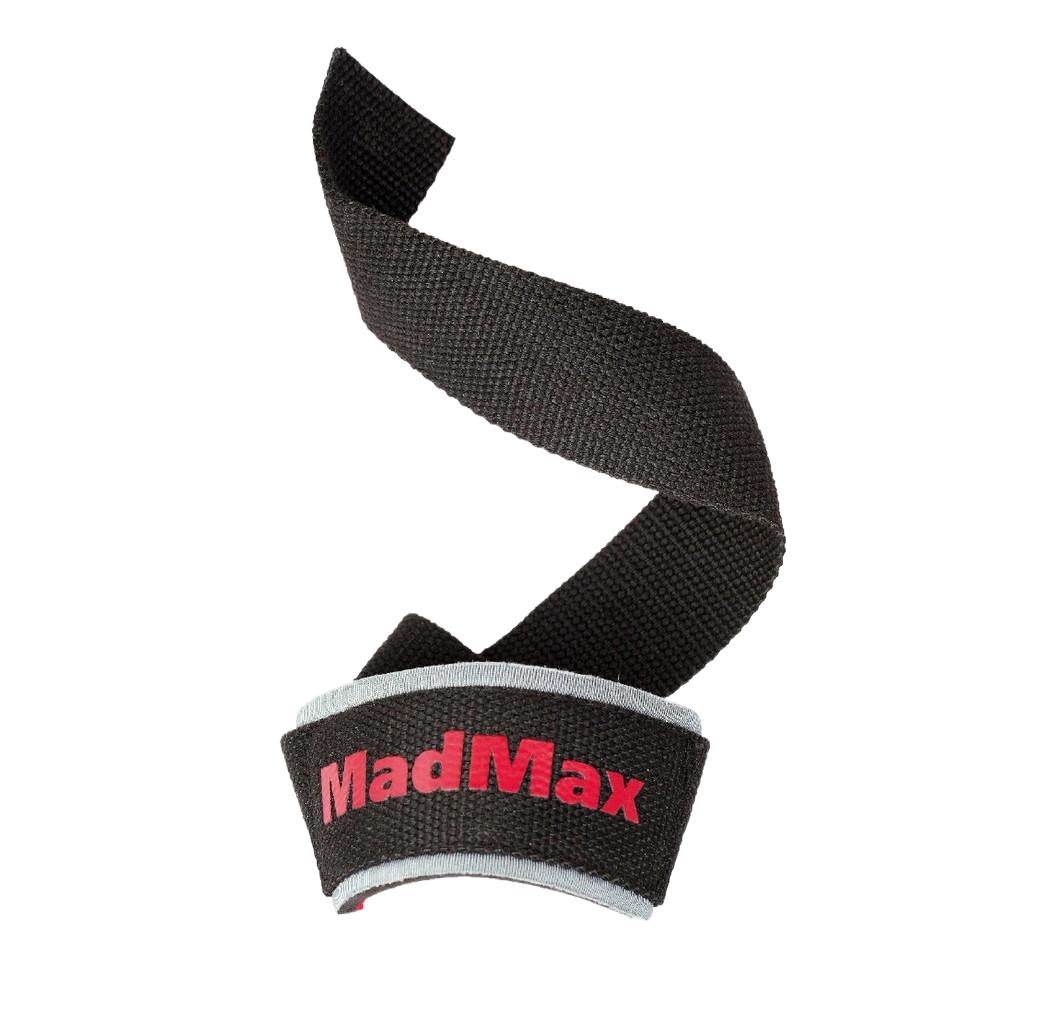 Лямки для тяги MadMax MFA-267 PWR Straps Black/Grey/Red (21398871) - фото 2