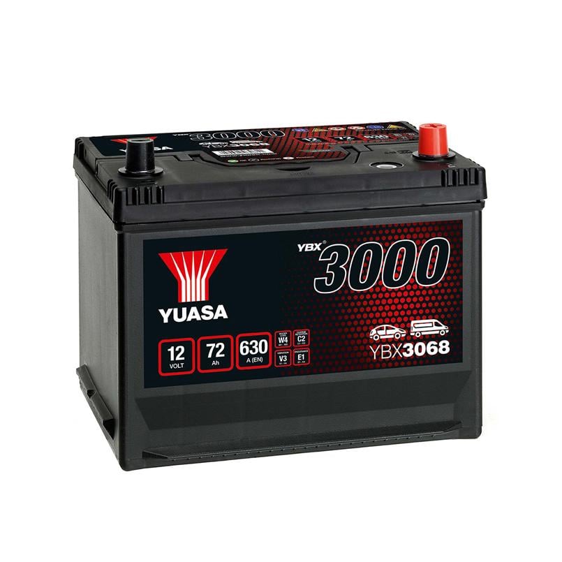 Аккумулятор Yuasa SMF Battery 72 Ah/12 V - + (YBX3068)