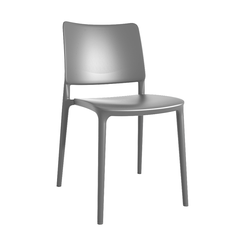 Стул Papatya Joy-S Серо-коричневый (KMDR-4785)