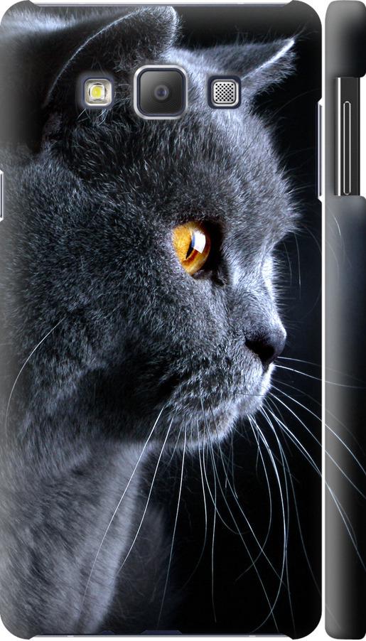 Чехол на Samsung Galaxy A7 A700H Красивый кот (3038c-117-42517)
