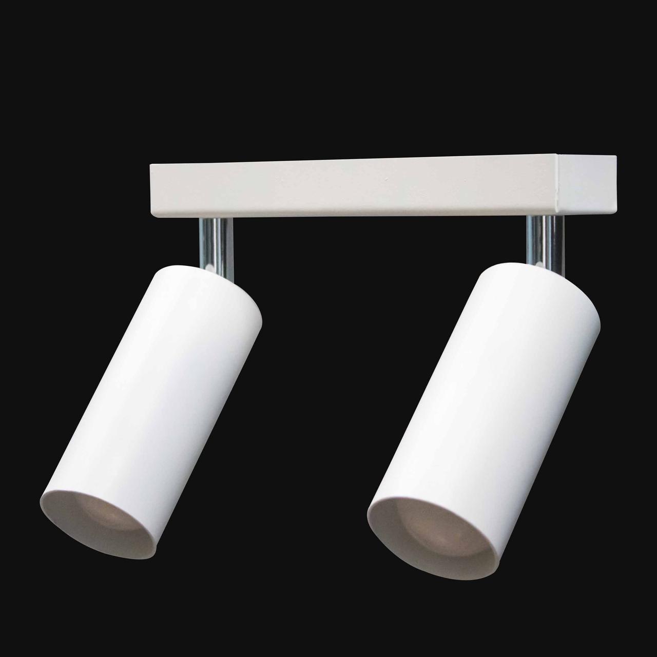 Светильник потолочный MSK Electric в стиле лофт с поворотным механизмом под лампу Е27 Белый (NL 1105-2 W) - фото 4 Светильник потолочный MSK Electric в стиле лофт с поворотным механизмом под лампу Е27 Белый (NL 1105-2 W) - фото 4