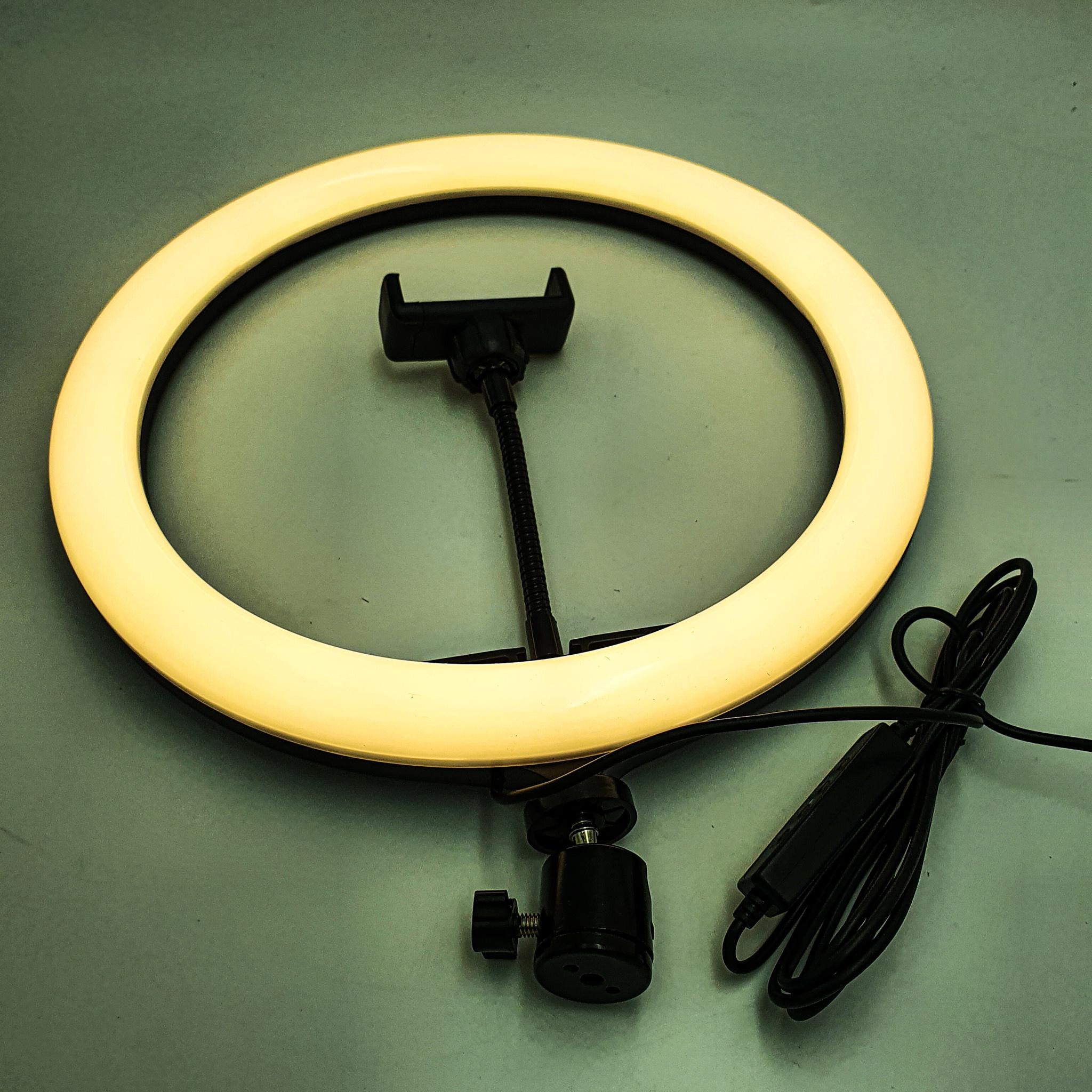 Лампа кольцевая Ring Light LED с держателем без подставки 30 см - фото 5