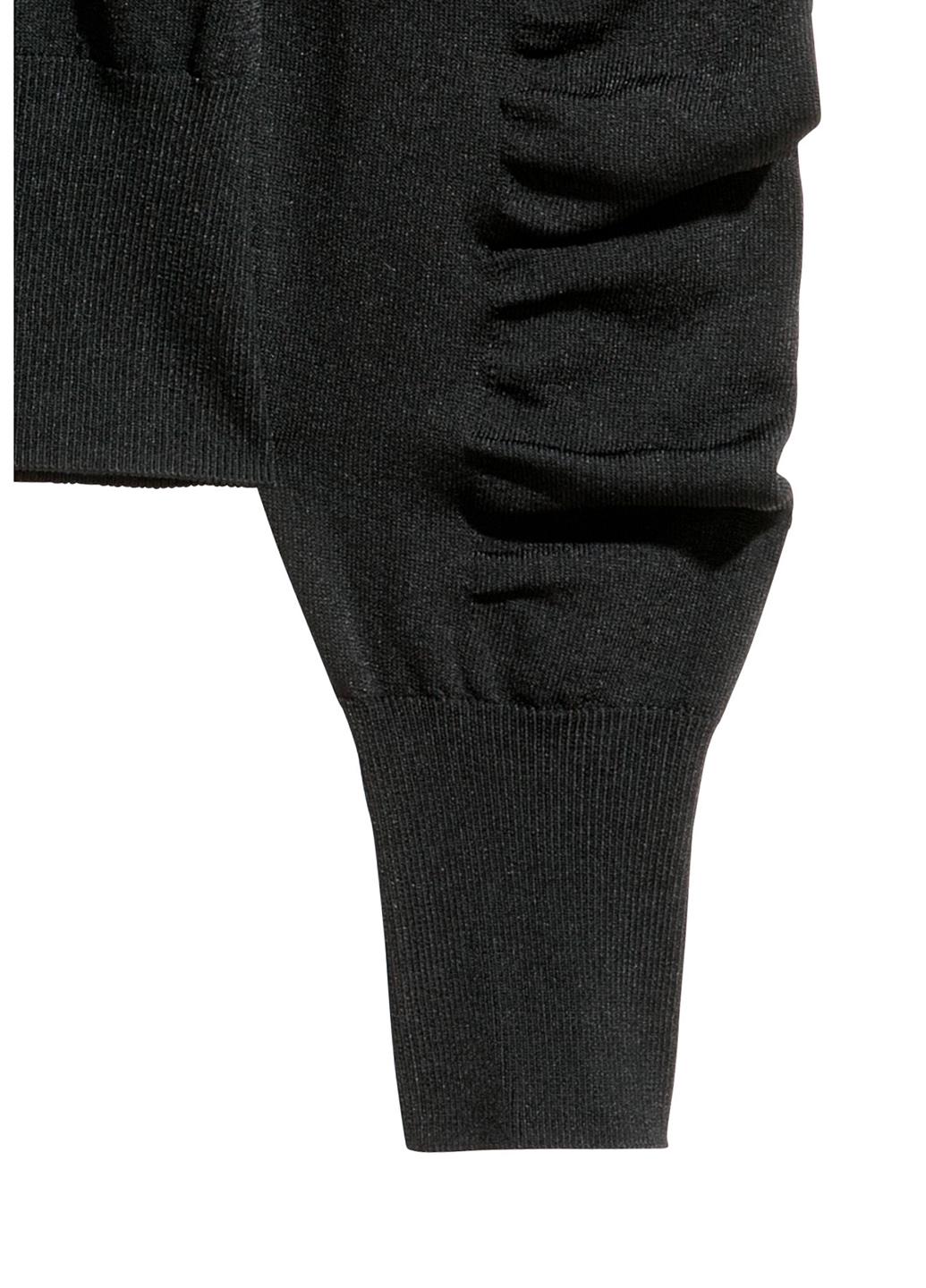 Джемпер женский H&M 32 Черный (2000000868219) - фото 2 Джемпер женский H&M 32 Черный (2000000868219) - фото 2