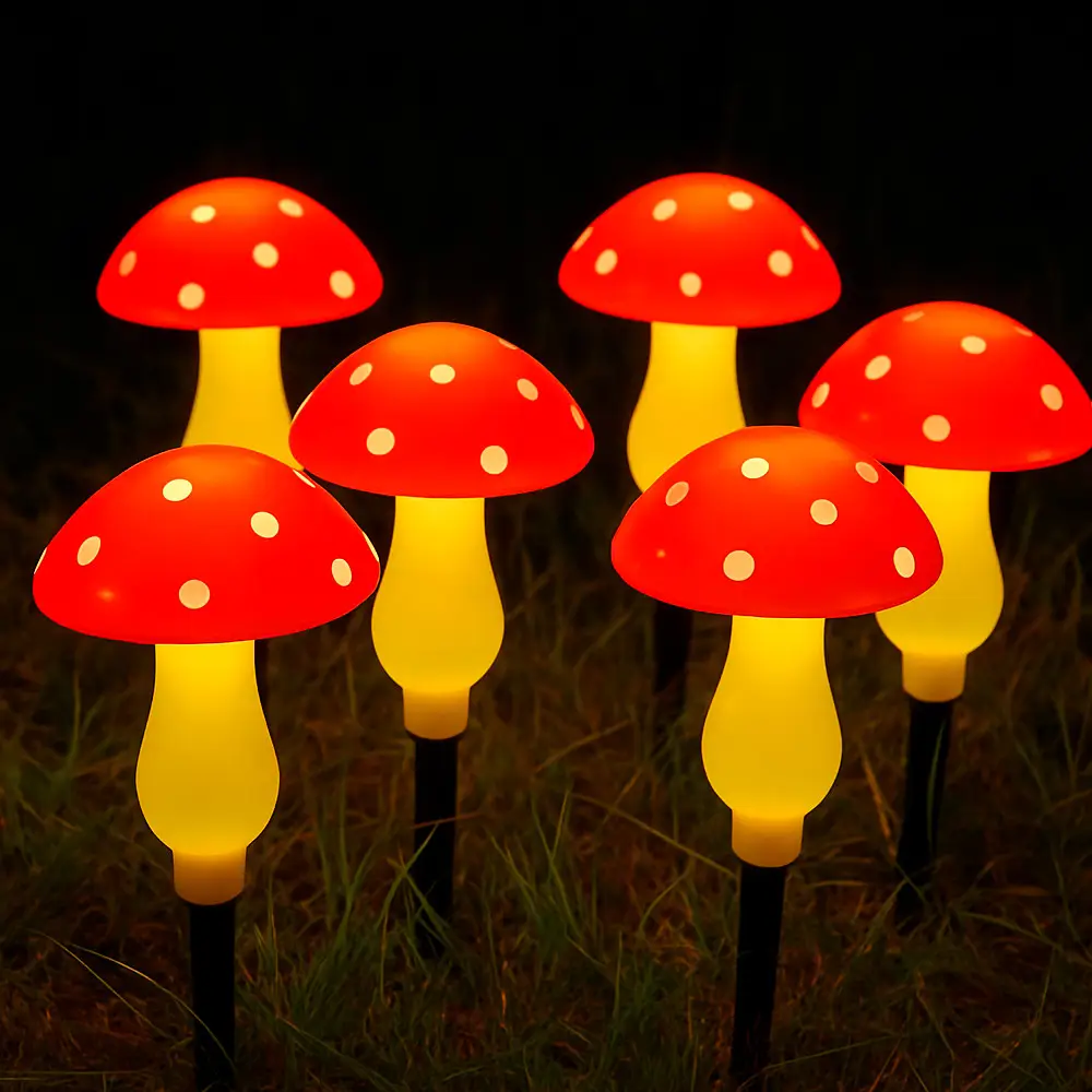 Гирлянда уличная MA759 на солнечной батарее мухомор (30871881) - фото 2