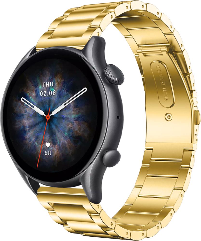 Браслет металлический Shape для Amazfit GTR 3 Pro Gold (25289-2A)