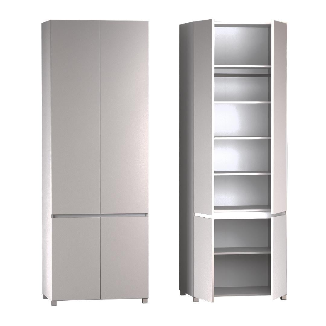 Шкаф для одежды Капри К-824 80x230x52 см Кашемир (01266)
