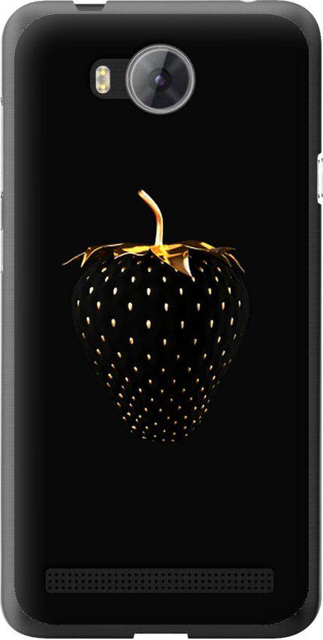 Чехол на Huawei Y3II / Y3 2 Черная клубника (3585u-495-42517)
