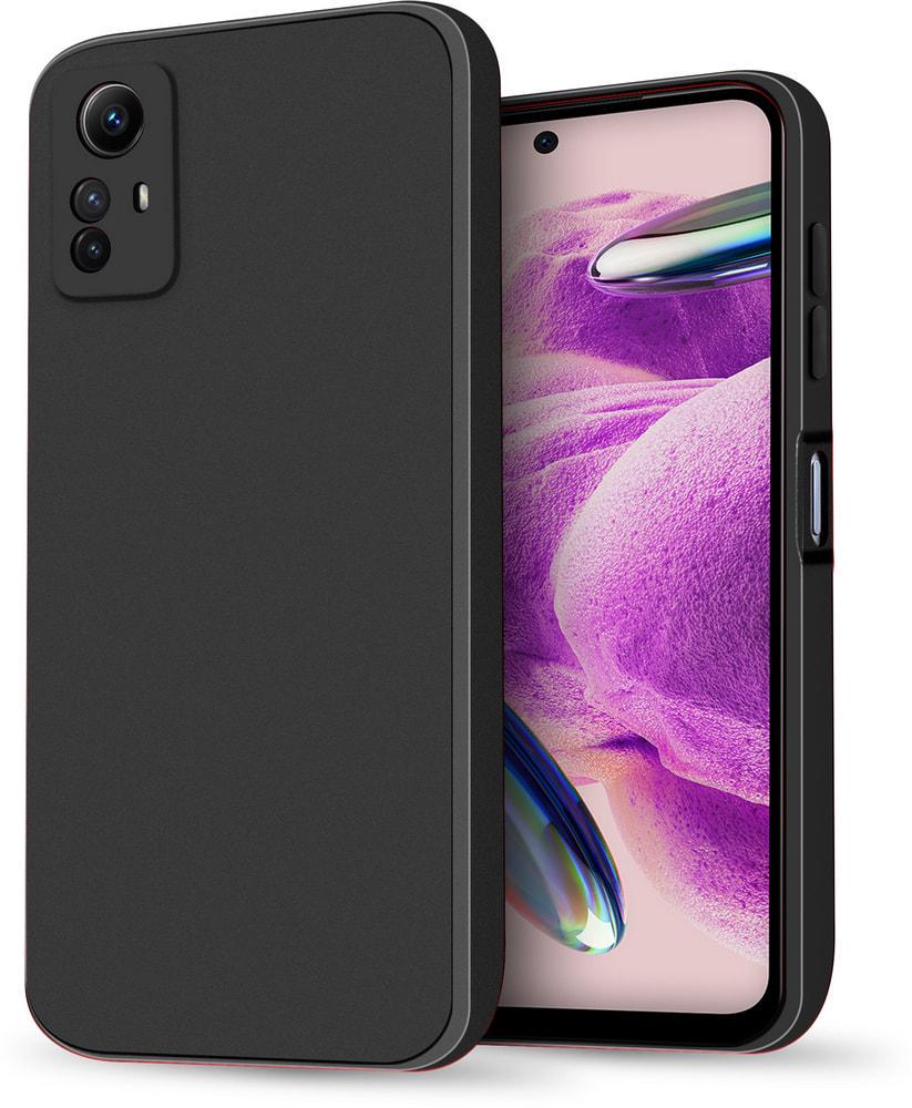 Силіконовий чохол HardCorner Xiaomi Redmi Note 12S (з мікрофіброю) Black (34863-2B) Силіконовий чохол HardCorner Xiaomi Redmi Note 12S (з мікрофіброю) Black (34863-2B)