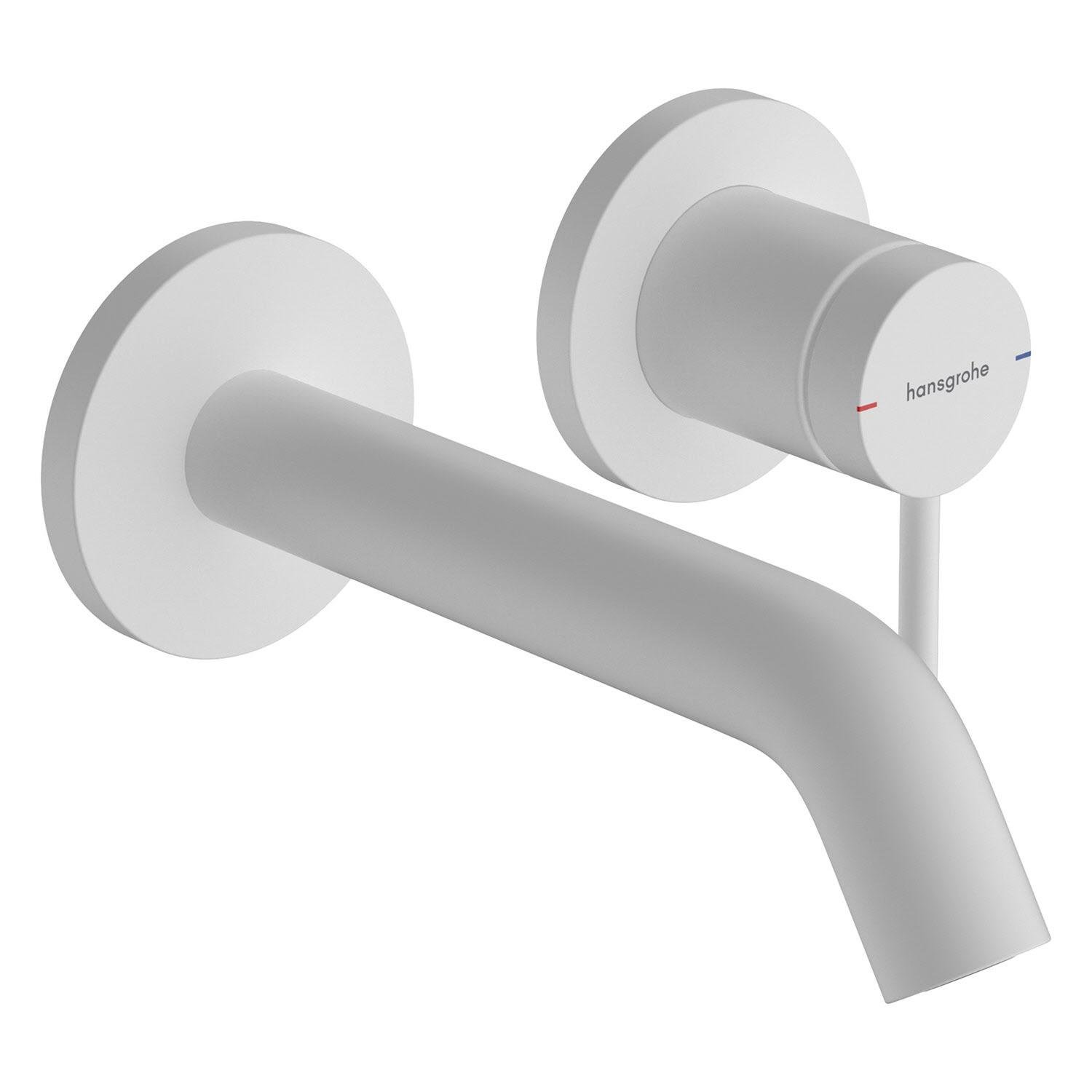 Часть внешняя смесителя Hansgrohe Tecturis S EcoSmart+ 73350700 настенный Белый (196250)