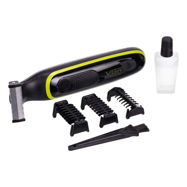 Тример акумуляторний VGR V-017 з 3-ма насадками Чорний (30067206)