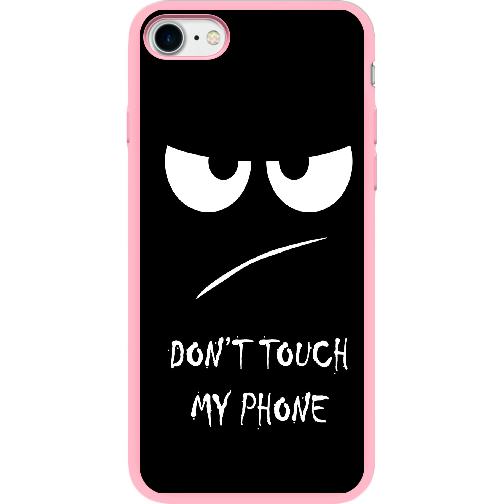 Чехол BoxFace Apple iPhone 7/8 SE  2020 Don't Touch my Phone Розовый силикон (26205-up535-35446)