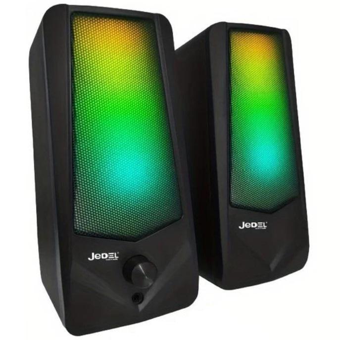 Колонки для ПК з RGB підсвіткою Jedel S-523 USB-живлення з Bluetooth та RGB-підсвіткою (730)
