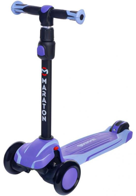 Самокат трехколесный детский Maraton Global G Сиреневый (G2022)