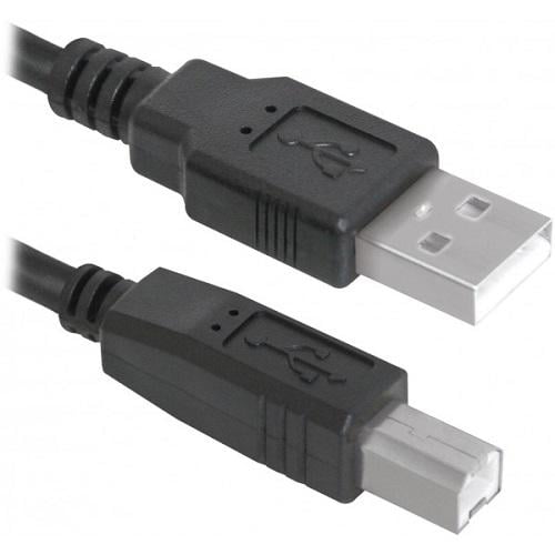 Кабель USB AM-BM Defender USB04-06 83763 1,8 м Black (573310)
