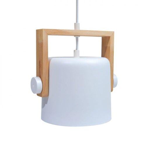 Подвесной светильник ETRON 1-EDR-7409 UrbanWood E27 1x40 Вт Натуральный/Белый (80125) - фото 4