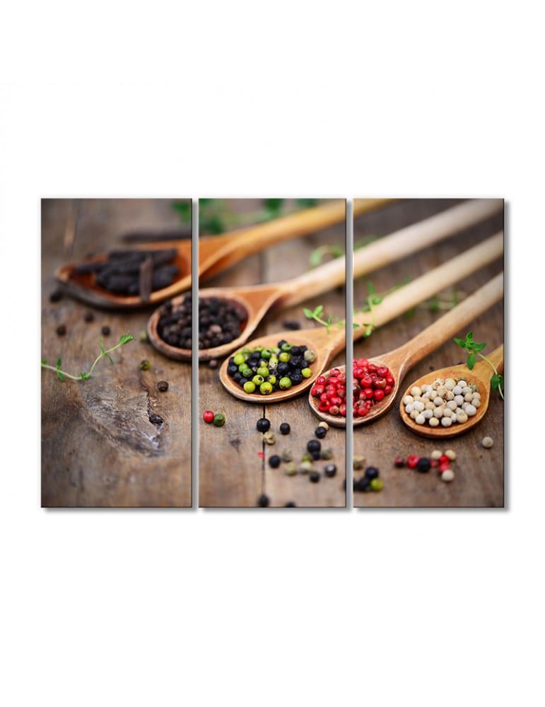 Картина модульная Перец 3 модуля 80x120 см