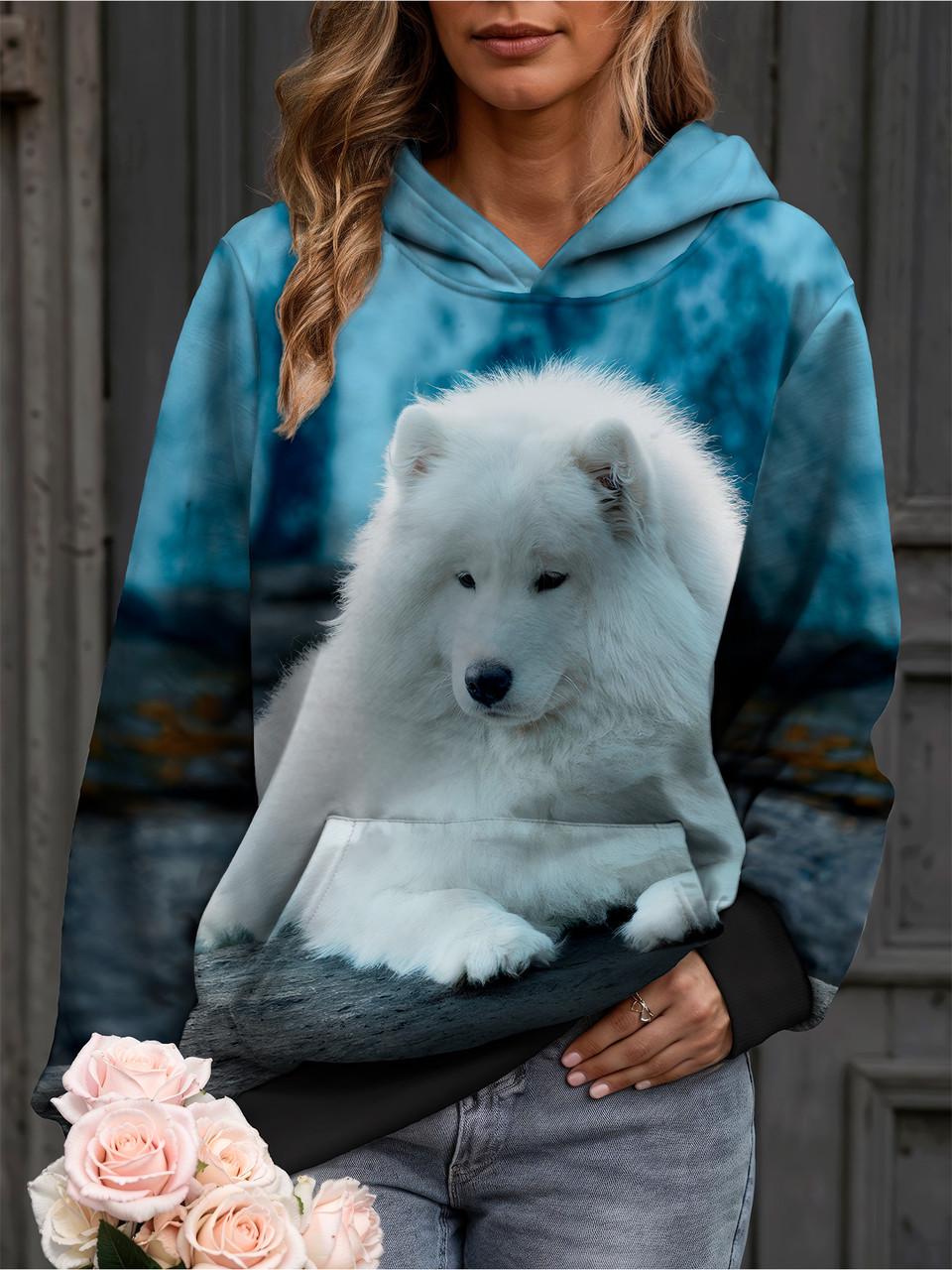 Худі жіноча Пес XS Синій (11317)