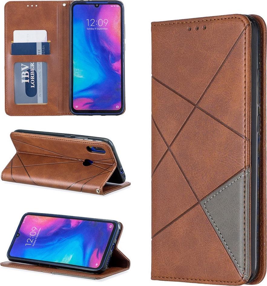 Чехол книжка SHLab Prisma Xiaomi Redmi Note 7 Brown (36330-30)