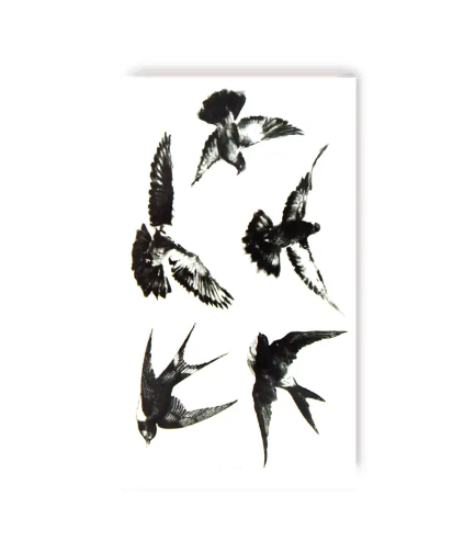 Временное тату 5 птиц (KG-6107) Временное тату 5 птиц (KG-6107)