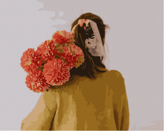 Картина по номерам Brushme Цветочное настроение 40ч50 см GX36661)