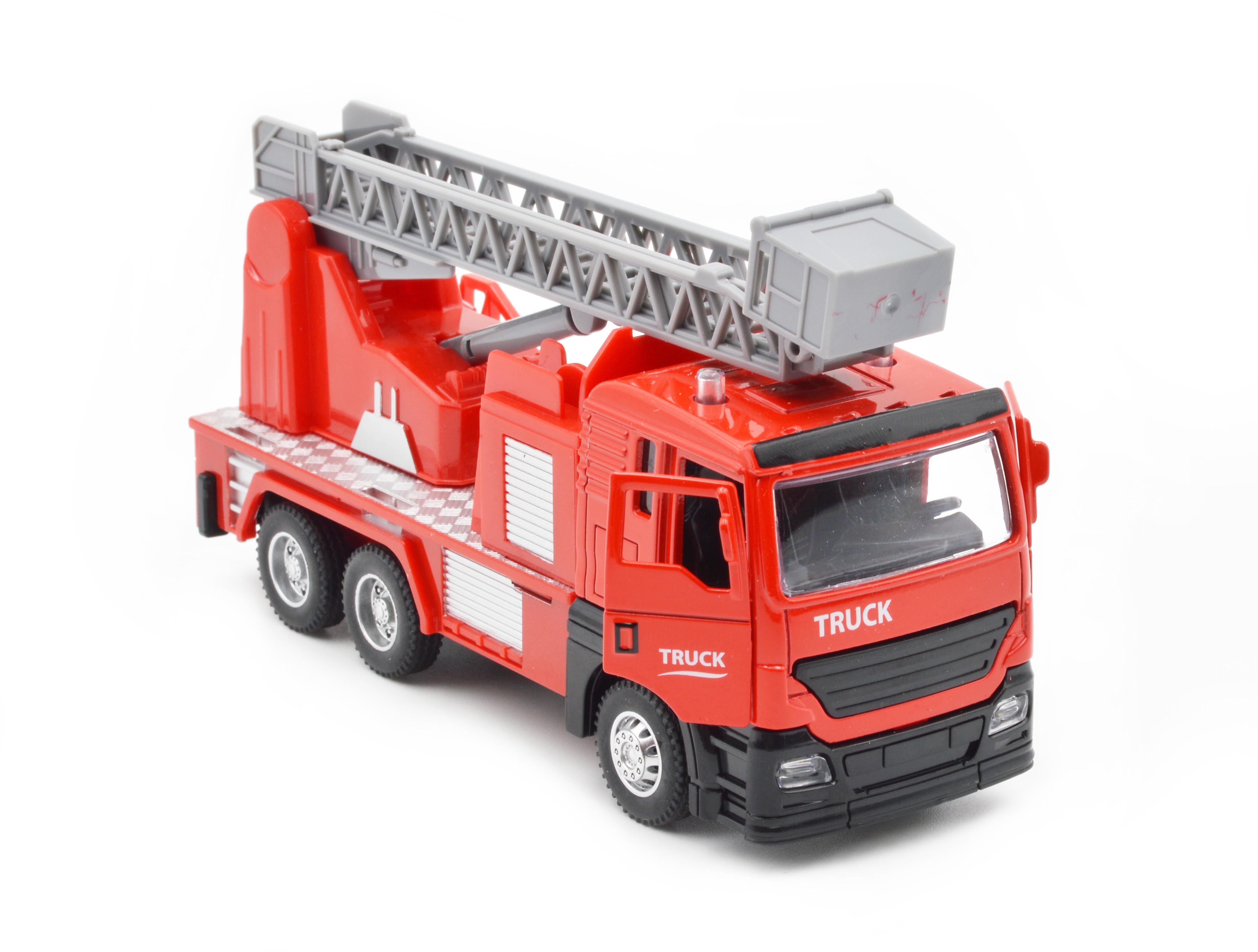 Пожежна машина CLM 11K металева кабіна звук світло інерція - фото 6 Пожежна машина CLM 11K металева кабіна звук світло інерція - фото 6