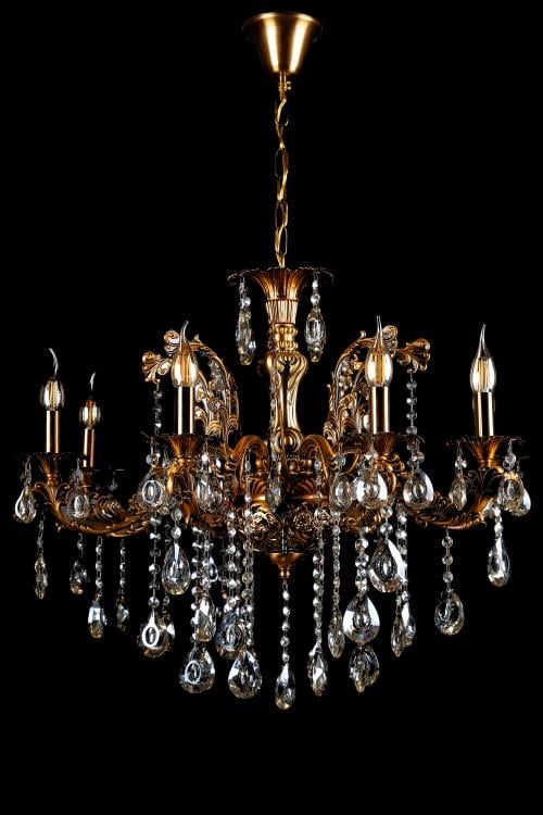 Люстра свеча Ray L413/8 DAB (IR007036) Люстра свеча Ray L413/8 DAB (IR007036)