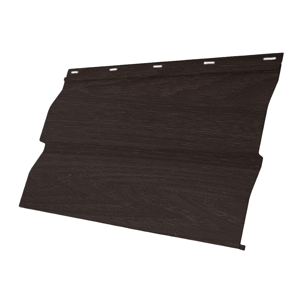 Сайдинг металлический под корабельную доску 265х2000 мм Темный дуб 3D (370373658) - фото 1