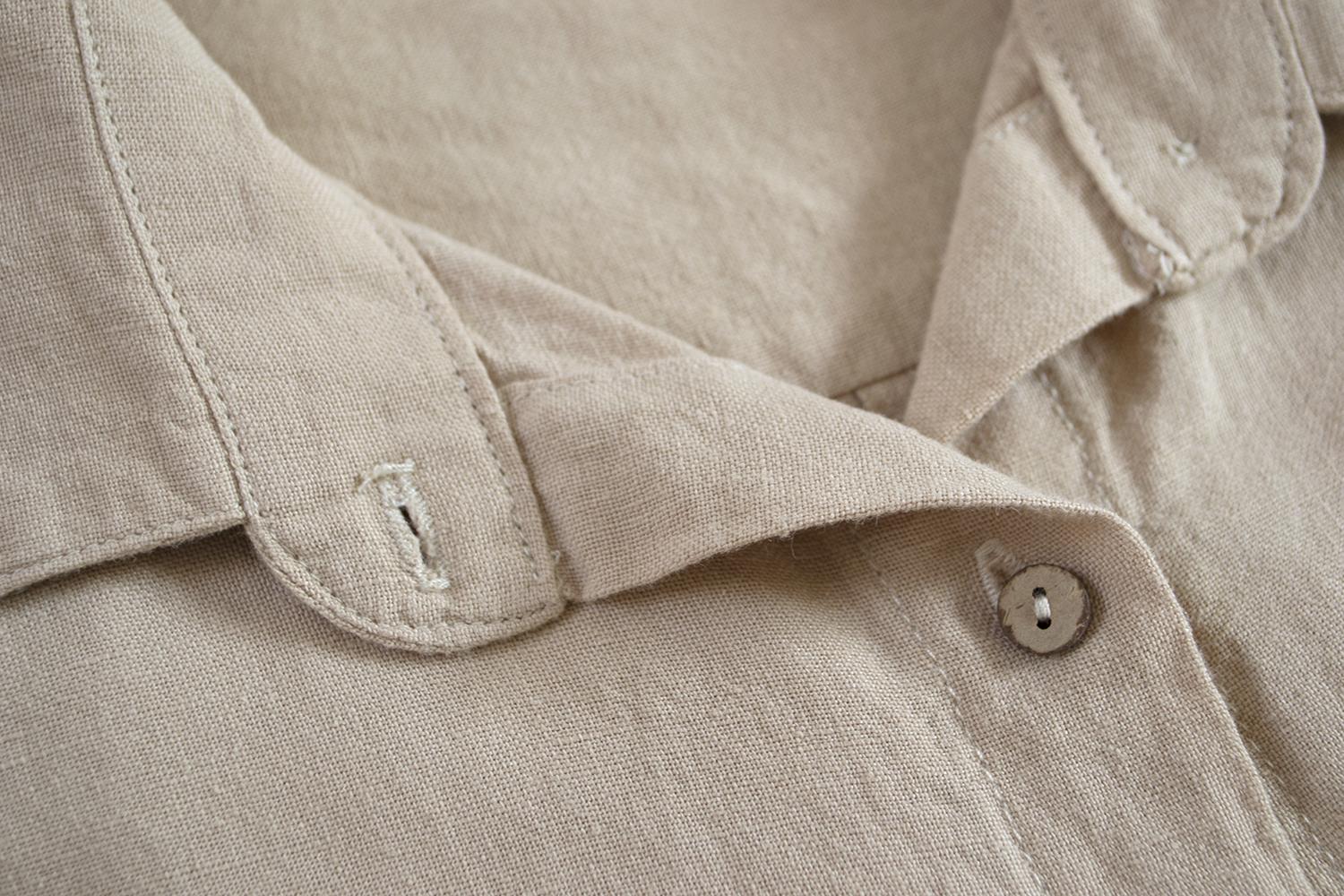 Рубашка домашняя Lotus Home Bruma длинная из льна S Бежевый (26843102) - фото 9 Рубашка домашняя Lotus Home Bruma длинная из льна S Бежевый (26843102) - фото 9