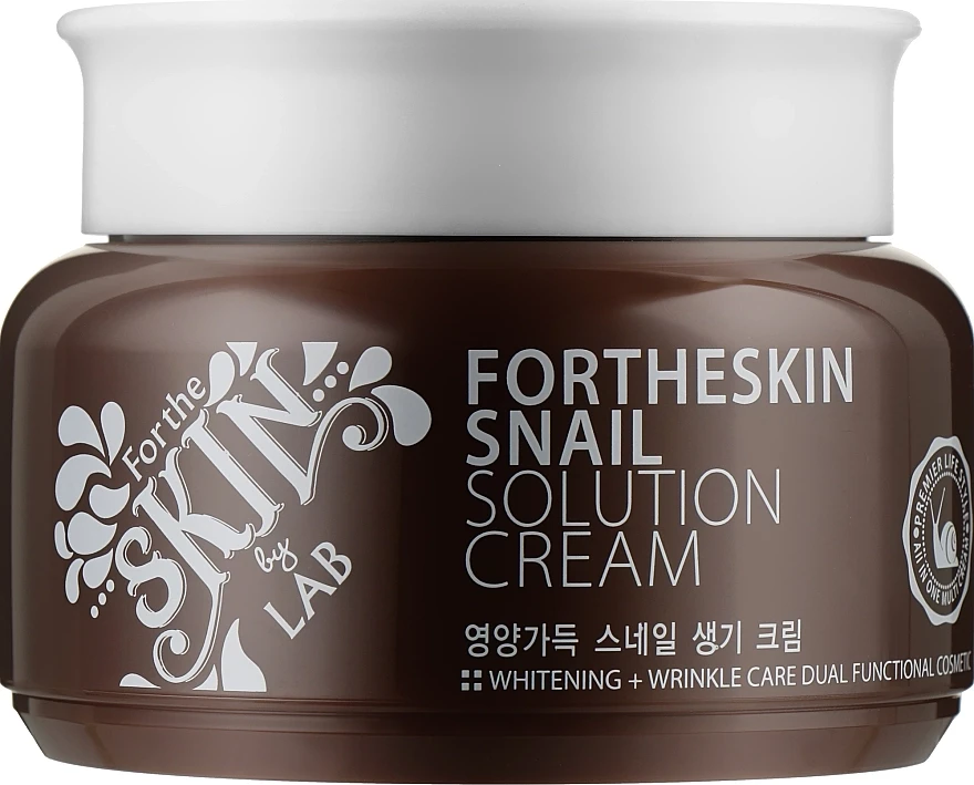 Крем для лица Fortheskin Snail Solution Cream с муцином улитки 100 мл (2072052058)