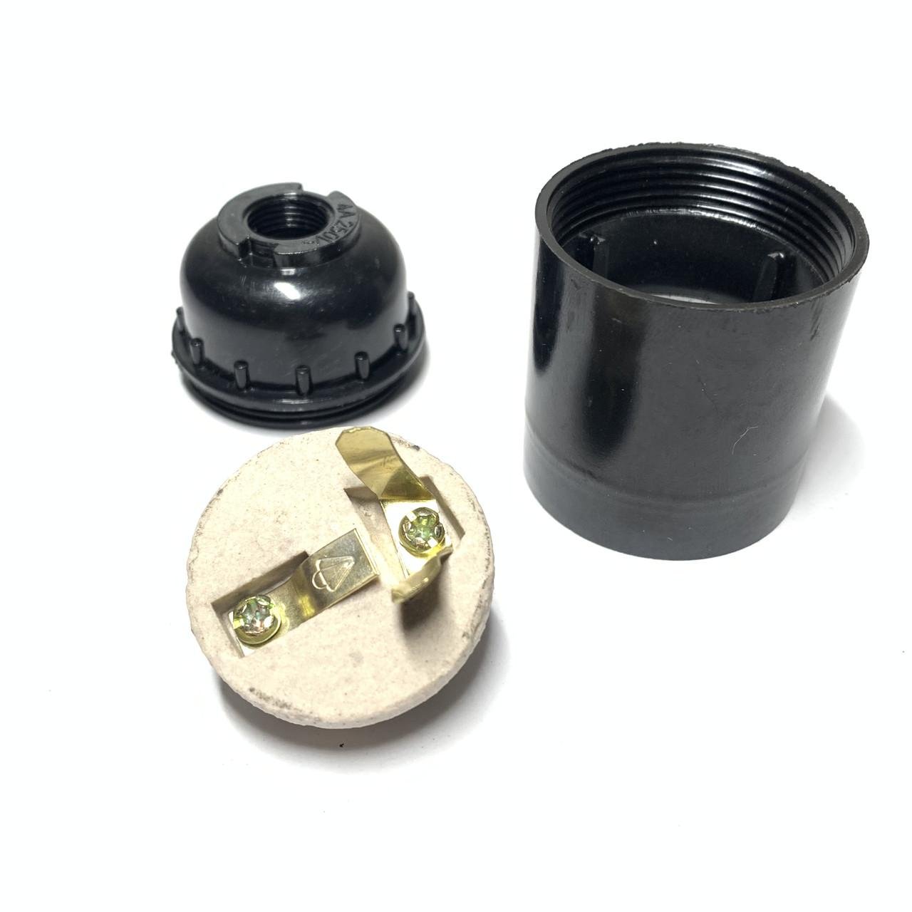 Патрон электрический Е27 подвесной карболитовый Черный - фото 5 Патрон электрический Е27 подвесной карболитовый Черный - фото 5