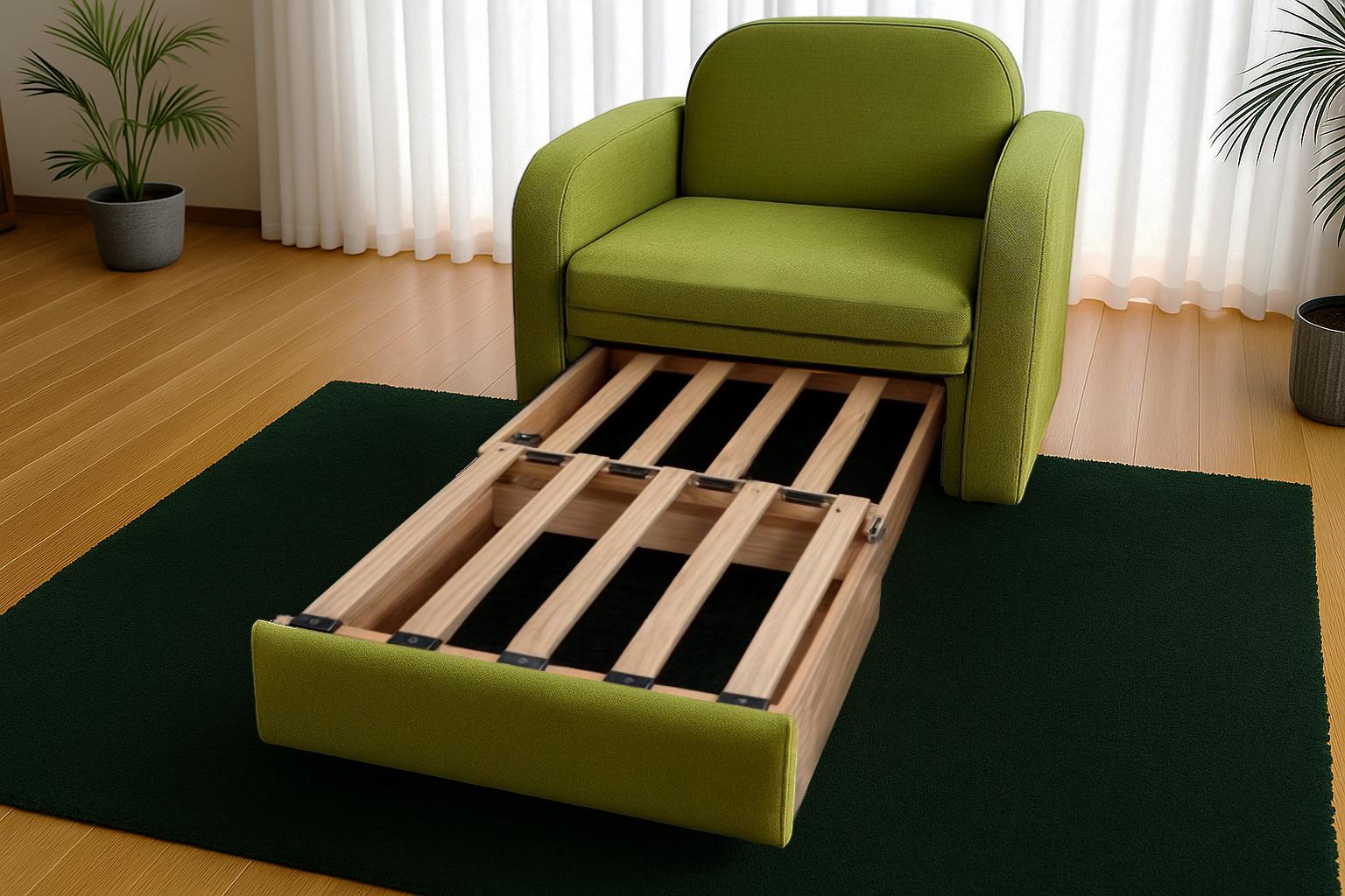 Диван-крісло м'який розкладний Tobi Sho Дрім рогожка Bahama 1140х850х830 мм 17/Салатовий - фото 3 Диван-крісло м'який розкладний Tobi Sho Дрім рогожка Bahama 1140х850х830 мм 17/Салатовий - фото 3