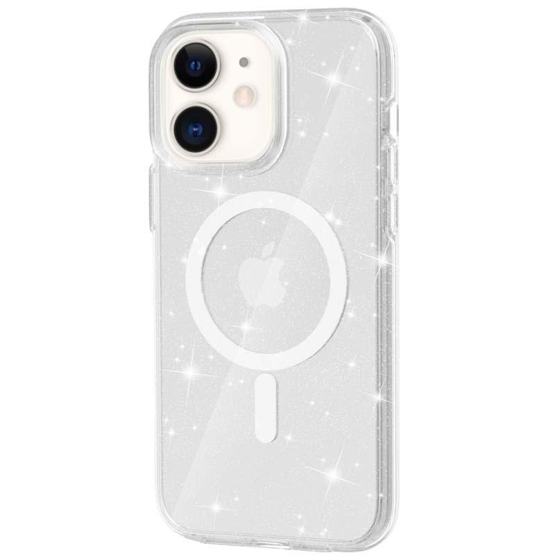 Противоударный Чехол Epik для Apple iPhone 11 (6.1") Galaxy Sparkle (MagFit) TPU Clear+Glitter