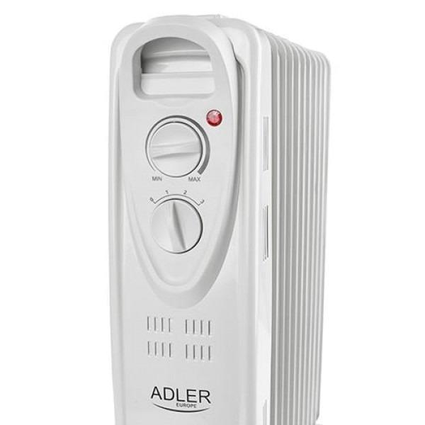 Обогреватель масляный Adler AD-7807 7 секций 1500 Вт White (1462890697) - фото 2