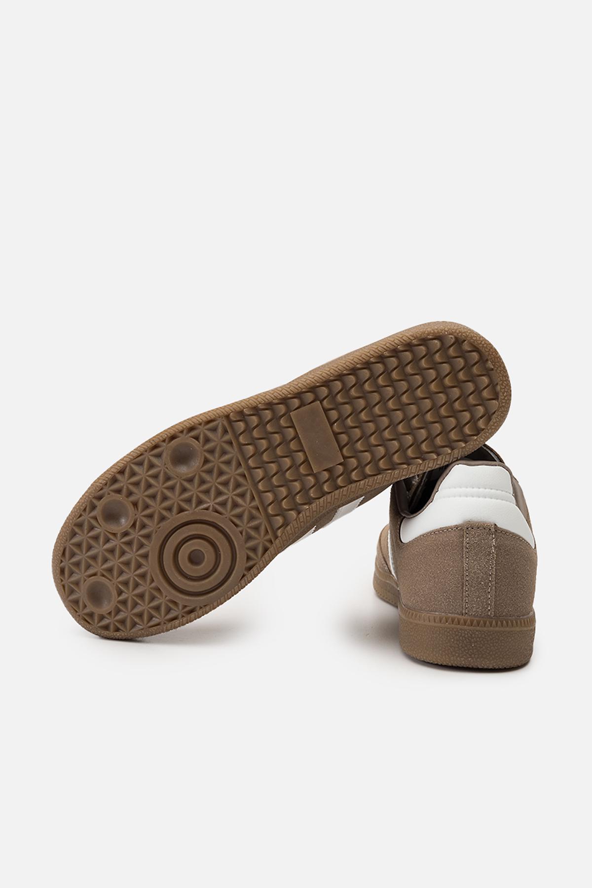 Кеди жіночі на плоскій підошві р. 40 Коричневий (SKT001032419) - фото 5 Кеди жіночі на плоскій підошві р. 40 Коричневий (SKT001032419) - фото 5