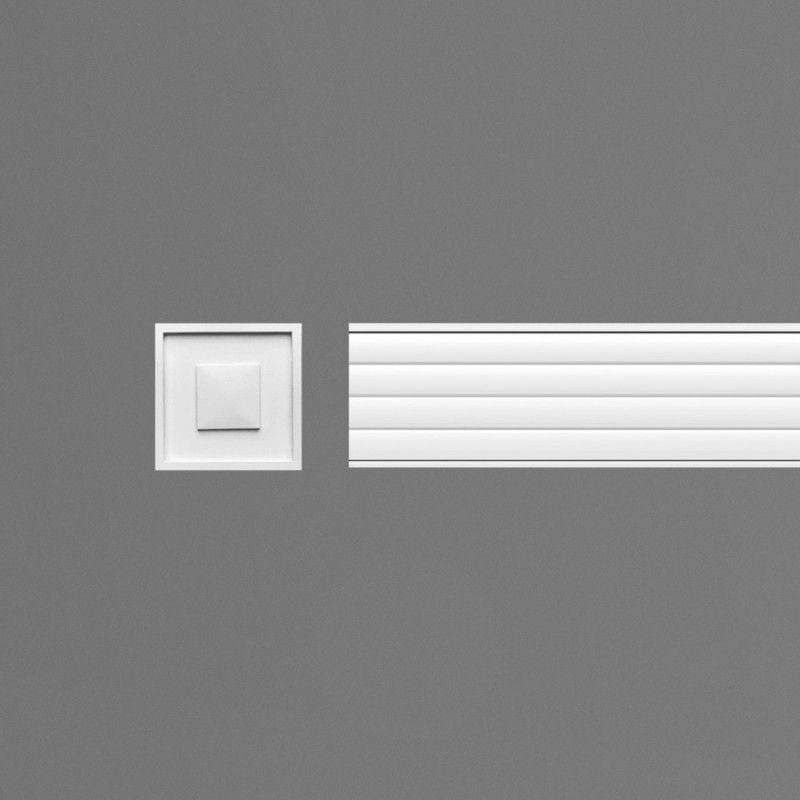 Угловой элемент для молдингов Orac Decor P5020B дюрополимерный