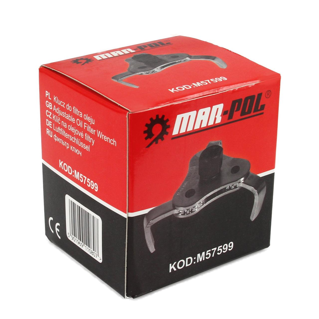 Знімач автомобільних фільтрів Mar-Pol M57599 (12063401) - фото 3 Знімач автомобільних фільтрів Mar-Pol M57599 (12063401) - фото 3