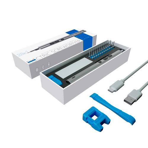 Електровикрутка реверсивна алюмінієва 350 мАч з набором біт 4 мм 24 шт. (4543-a0834) - фото 4 Електровикрутка реверсивна алюмінієва 350 мАч з набором біт 4 мм 24 шт. (4543-a0834) - фото 4